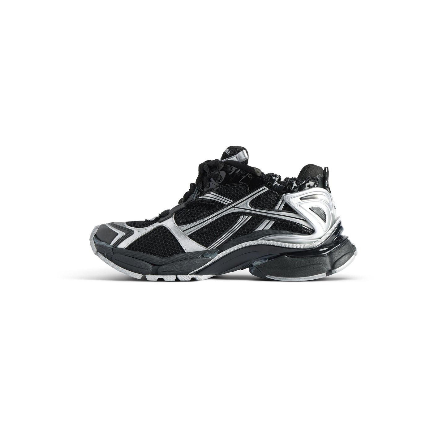 Balenciaga Runner Sneaker in Black/silver