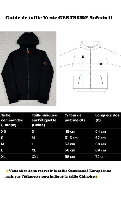 5. Veste Softshell Gxrtrude noir