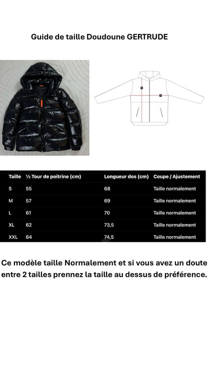 1. Doudoune Gertrude Noir