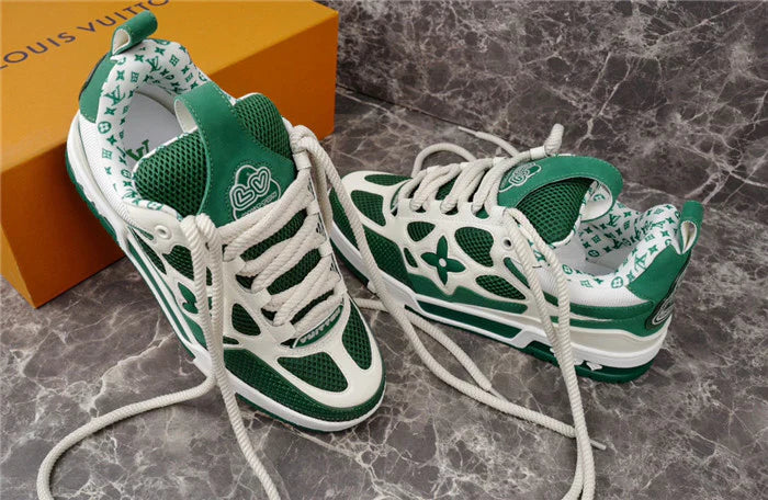 LOUIS VUITTON SKATE SNEAKER VERT BLANC