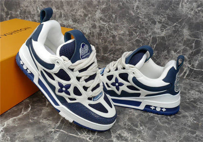 LOUIS VUITTON SKATE SNEAKER MARINE ET BLANC