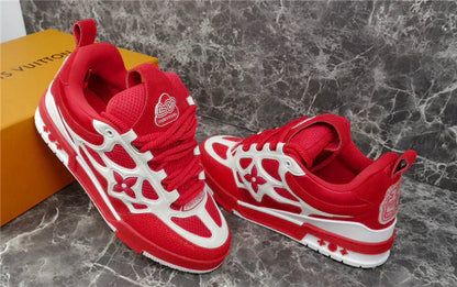LOUIS VUITTON SKATE SNEAKER ROUGE ET BLANC