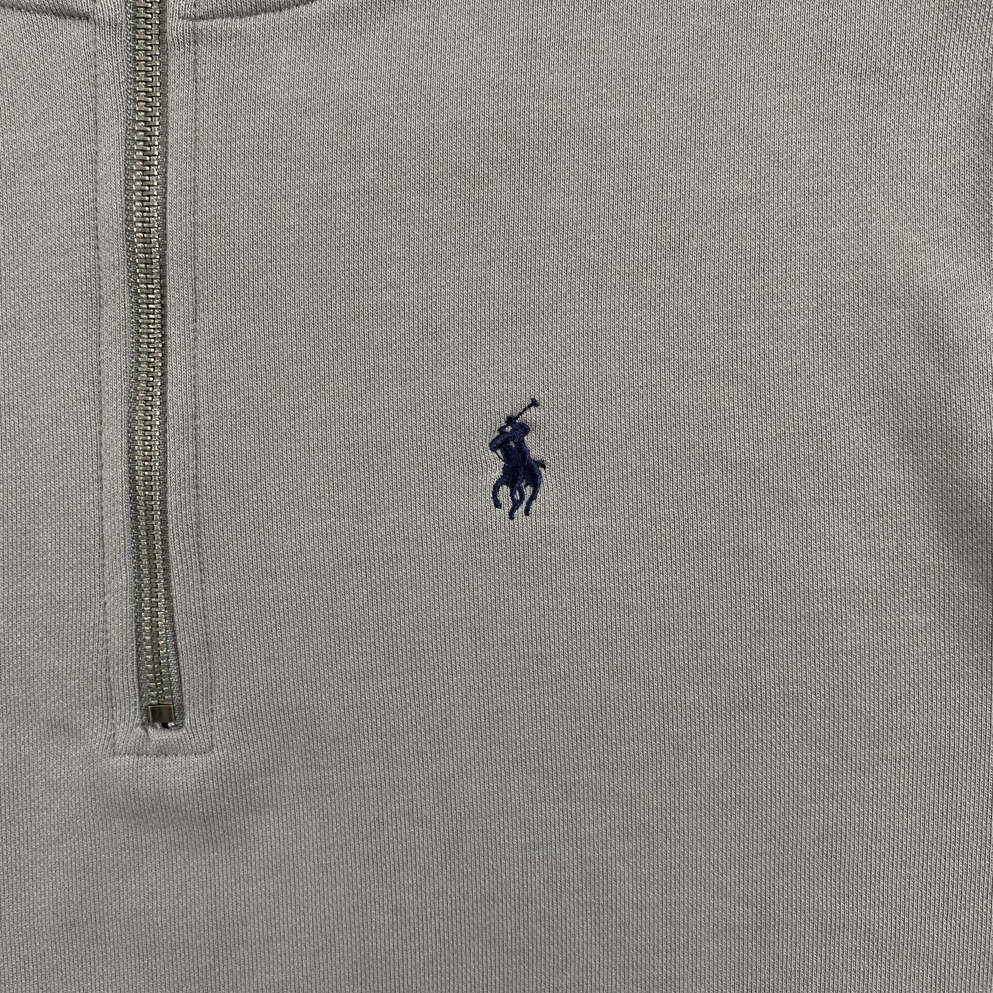 POLO RALPH LAUREN QUARTER ZIP SWEATSHIRT GREY