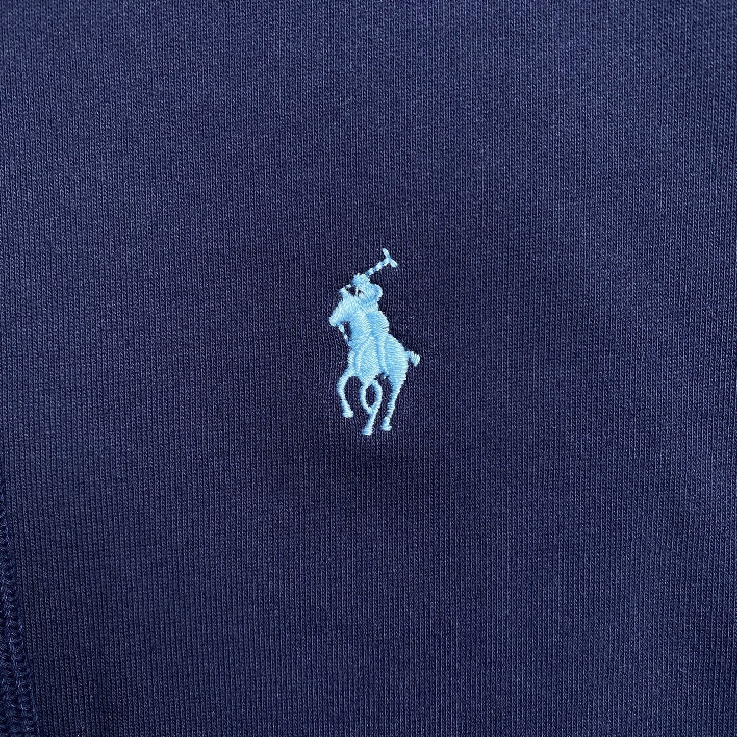 POLO RALPH LAUREN ZIP UP HOODIE NAVY